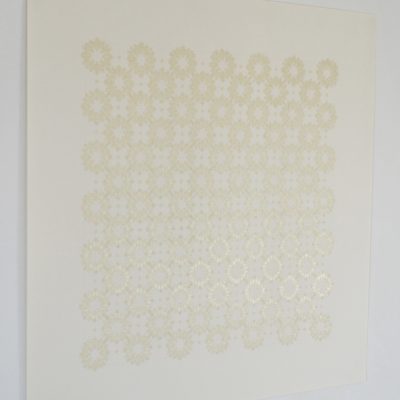 Co_5_, 2016  bande transparente et graphite sur papier  92 x 92cm