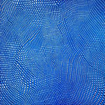 Hex Grid Blue #1, 2014, Acryl et graphite sur toile, 90cm x 90cm