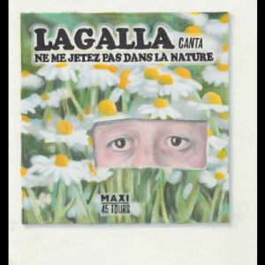 LAGALLA canta…, technique mixte sur papier, 29,7 x 21 cm, 2017